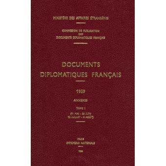 Documents diplomatiques français
