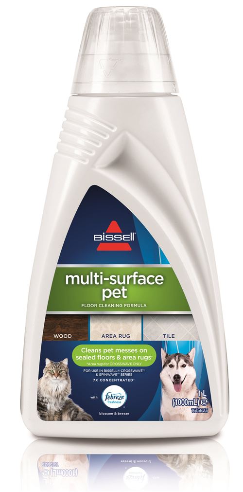 Bissell Produit d'entretien Multi Surface Febreze 1L pour Crosswave Pet Pro