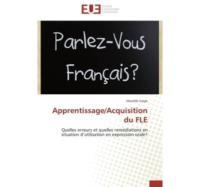Apprentissage/acquisition du fle