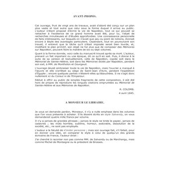 La vie de Napoléon