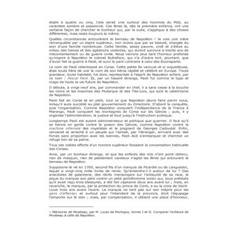 La vie de Napoléon