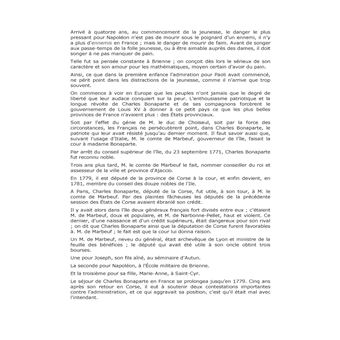 La vie de Napoléon