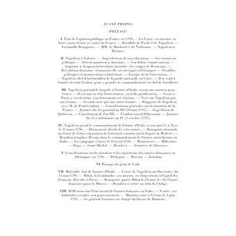 La vie de Napoléon