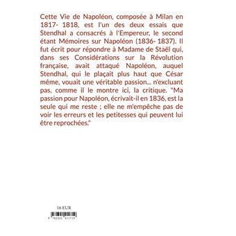 La vie de Napoléon