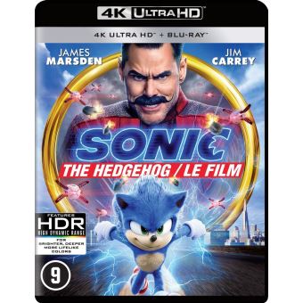 SONIC Sonic le film Blu-ray - Blu-ray - Jeff Fowler - Jim Carrey - James  Marsden : toutes les séries TV à la Fnac