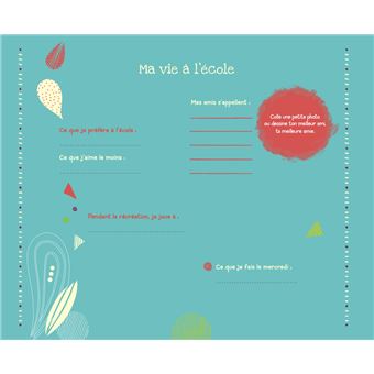 Mon album photos de classe - Maternelle et primaire avec stickers