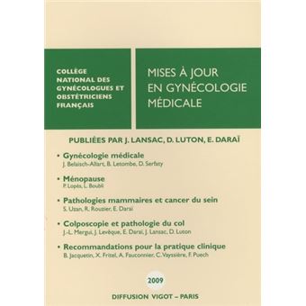 Mises à jour en gynécologie médicale