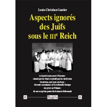 Aspects ignorés des Juifs sous le IIIème Reich