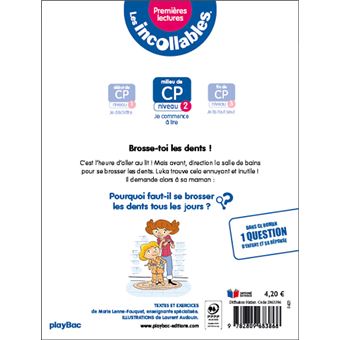 Incollables - Premières lectures - Brosse toi les dents  - Tome 18 niveau 2