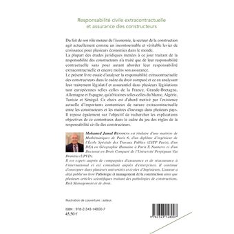 Responsabilité civile extracontractuelle et assurance des constructeurs
