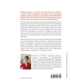 De mère à fille, de fille à mère - Transmettre un féminin libre et éclairé