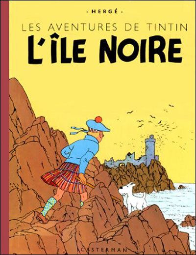 L' Ile noire -  Hergé - cartonné