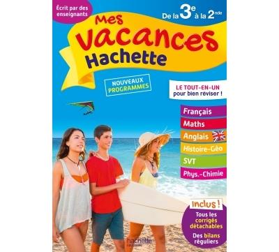 Mes vacances Hachette 3ème-2de Cahier de vacances