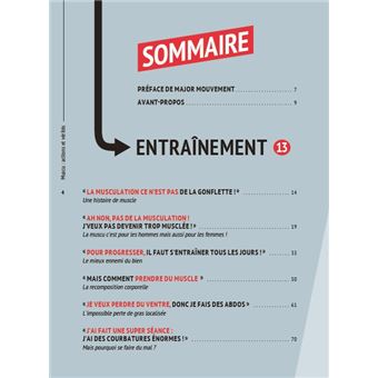 Muscu : Actions et Vérités - Entraînements, nutrition, mindset : à vous de jouer !