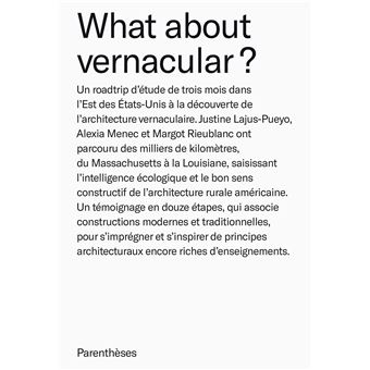 What about vernacular ?