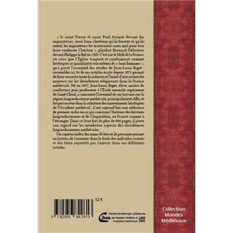 Eglise, dissidences et société dans l'Occitanie médiévale