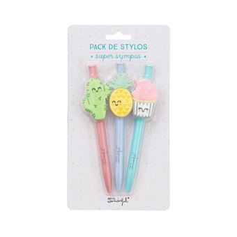 Mr. Wonderful Bo-Bo Collection Antonio - Stylo effaçable - licorne - noir - 0.7 mm - avec gomme Pas Cher | Bureau Vallée