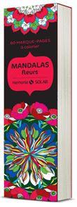 60 marque-pages à colorier - Mandalas Fleurs