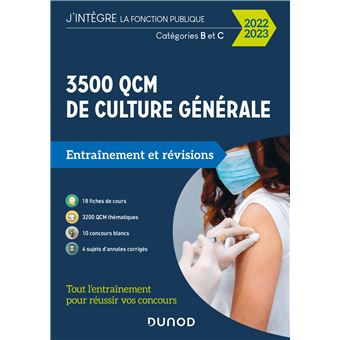 3500 QCM de culture générale - 2022-2023
