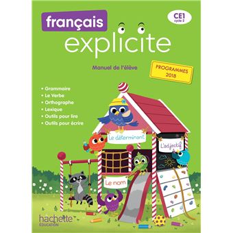 Français Explicite CE1 - Livre de l'élève