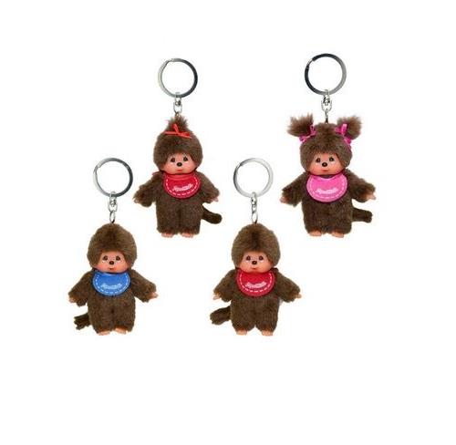 Porte-clés Peluche Monchhichi 10 cm