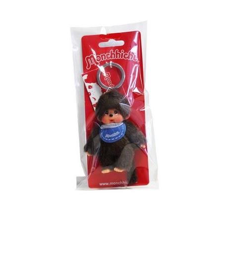 Porte-clés : Kiki - Monchhichi Peluche rouge Porte-clés : Kiki - Monchhichi Peluche rouge