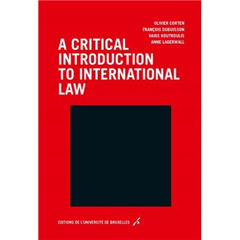 A critical introduction to international law