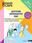 Histoire Géographie EMC - Epreuve écrite d'application - Admissibilité - 2024-2025