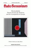 Études germaniques - N°4/2011
