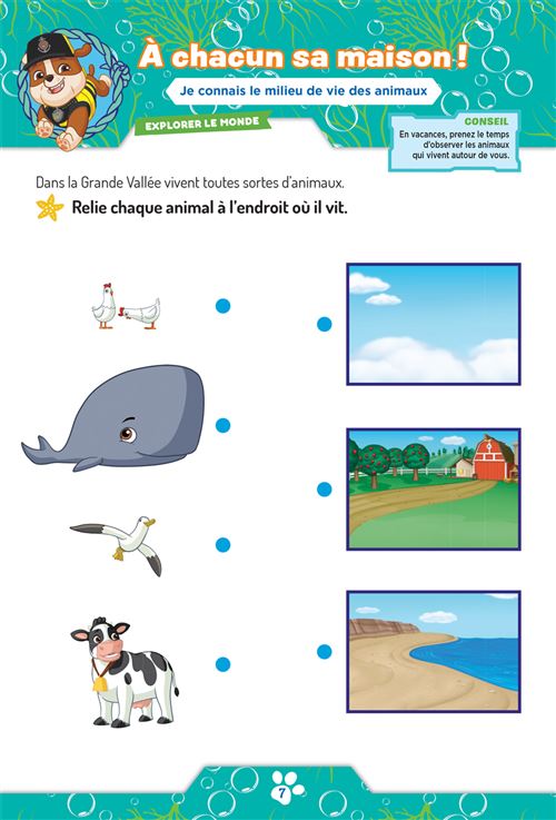 Puzzles 3x49 p - Le monde animal de l'océan - Dès 5 ans