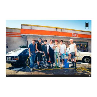 Poster BTS Gas Station : Objet dérivé en BTS (Bangtan Boys) : tous les  disques à la Fnac