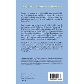 La notion d'interface en géographie
