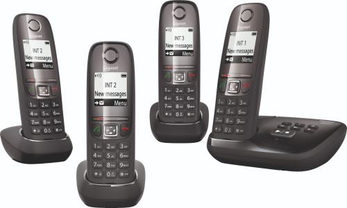 Gigaset A475A Quattro Noir - Téléphone avec Répondeur