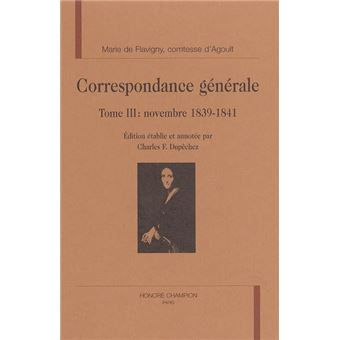 Correspondance générale