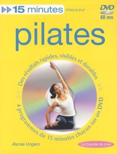 15 minutes pilates (LIVRE+DVD) - Alycea Ungaro - Livre CD