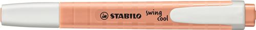 Surligneur - STABILO swing cool Pastel- 1 surligneur teint de p&ecirc;che