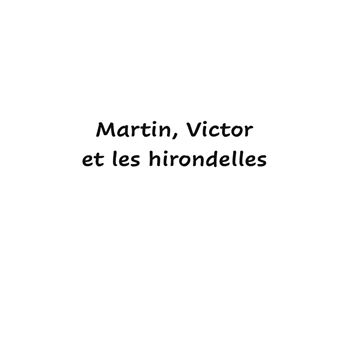 Martin, Victor et les hirondelles