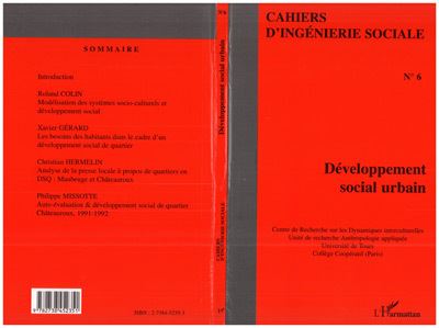 DEVELOPPEMENT SOCIAL URBAIN
