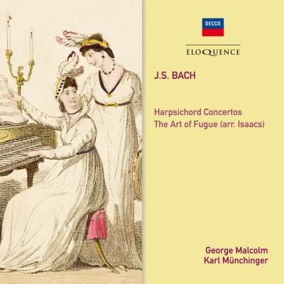 BACH THE ART OF FUGUE HARPSICHORD CONCERTOS NOS. 1 & 2/2CD