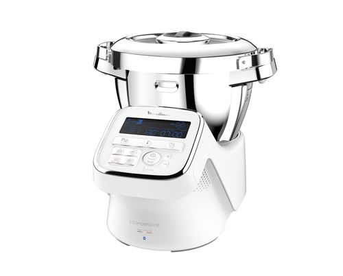 Moulinex i-Companion XL HF9081N - Robot cuiseur - 4.5 litres - 1.6 kWatt -  métal blanc - Achat & prix