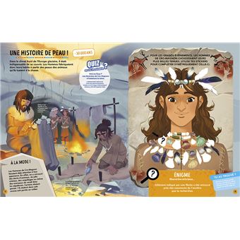 Les Incollables - Mission Préhistoire - Mes énigmes en stickers