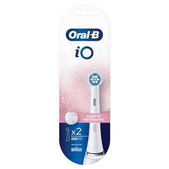 Brossettes de nettoyage douceur Oral-B IO 2 pièces Blanc