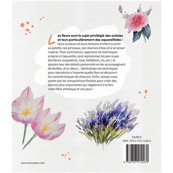 Peindre les fleurs à l'aquarelle