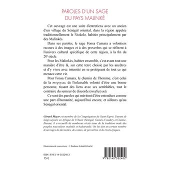 Paroles d'un sage du pays Malinké. Racines et traditions