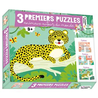 3 Premiers puzzles - Animaux autour du monde