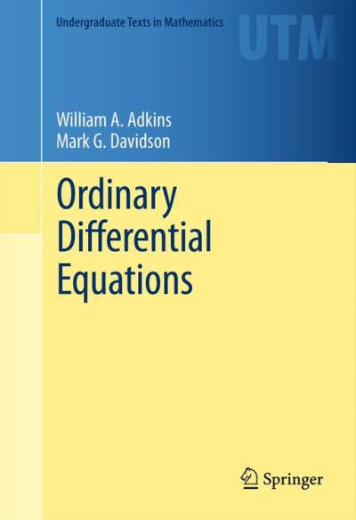 Ordinary Differential Equations Relié Awilliam Adkins Achat Livre Ou Ebook Fnac 2716