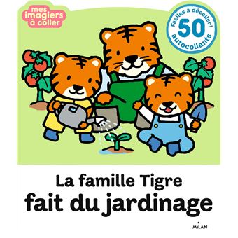 La famille Tigre fait du jardinage