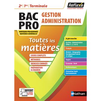 Toutes les matières BPRO GA - Réflexe N°12 2021