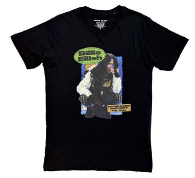 T-shirt Taille S Unisex Black Billie Eilish The Tour