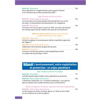 Annales Objectif BAC 2022 Spécialité Histoire-Géo